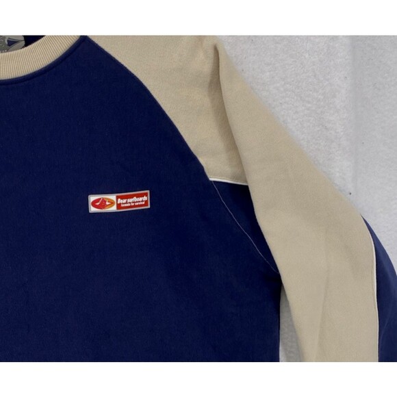 Bear Snow Boards Size Large Sweat Shirt Logo 1990's Blue Graphic Vintage Y2K - Picture 3 of 14